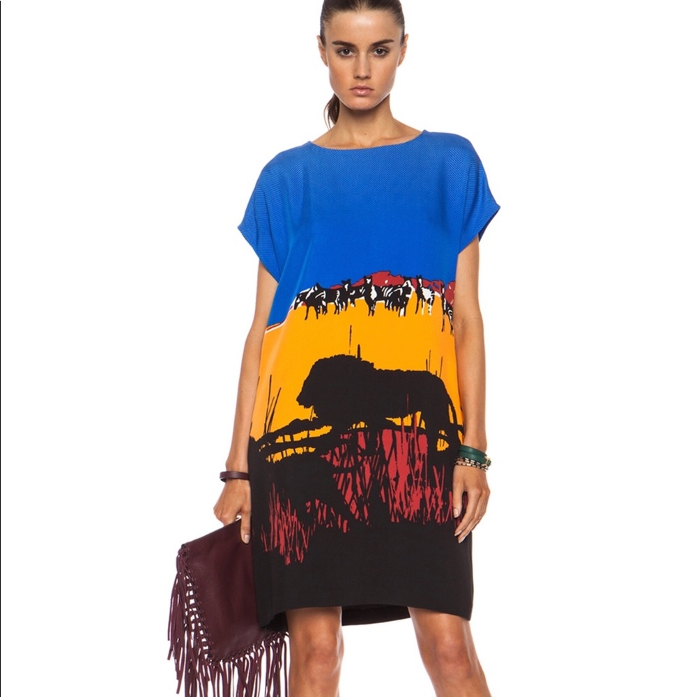 Diane Von Furstenberg Lions Landscape Dress